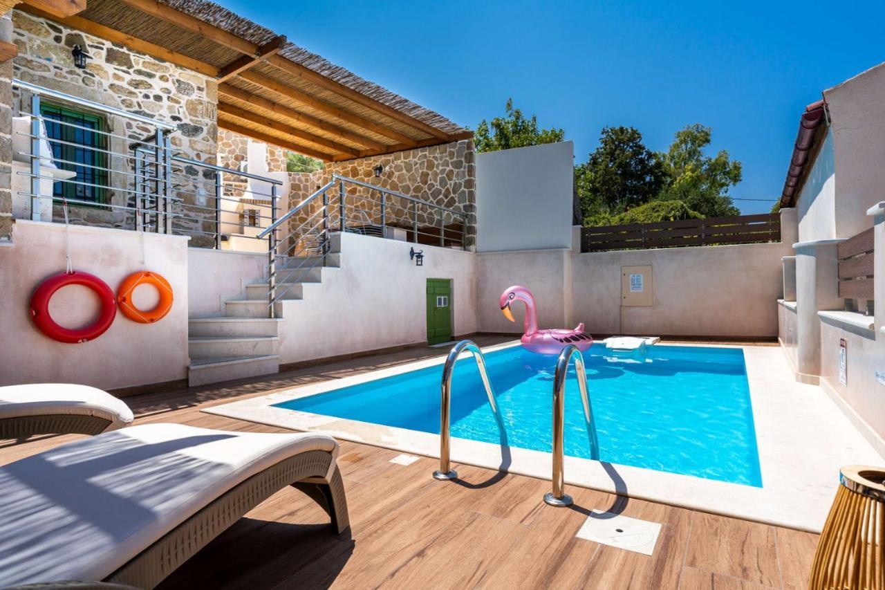 Aggel'S House - Stone House - Private Pool - Courtyard - Countryside Views Villa Kato Episkopi Екстериор снимка
